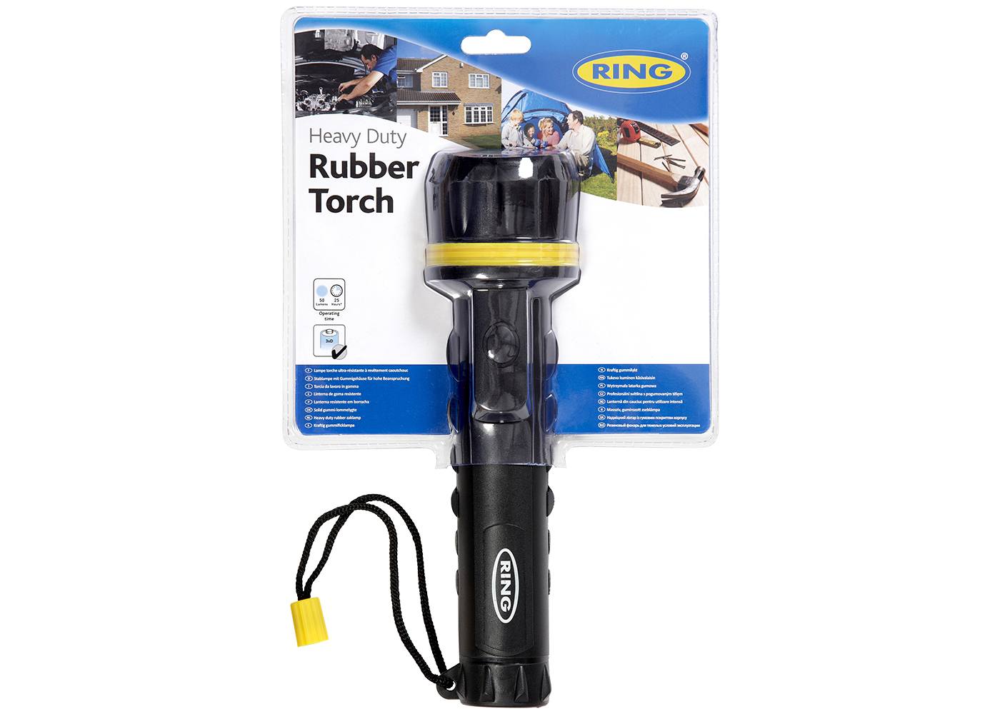 RT5196 Heavy Duty Rubber Torch